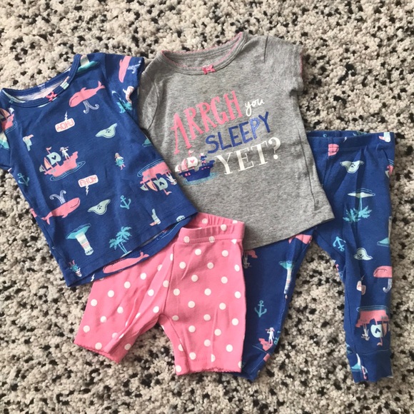 baby blue pajama set